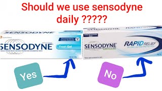 Should we use Sensodyne daily [upl. by Kcirddor236]