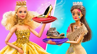 Poupée Riche VS Poupée Fauchée  11 Idées Barbie DIY Pour Des Princesses [upl. by Ariom761]