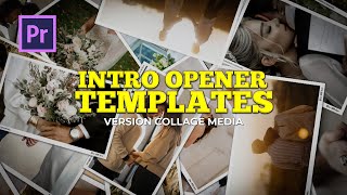 Intro Opener Templates For Youtube  Collage Media Version [upl. by Morley]