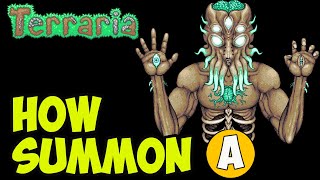 Terraria 1449 How To Summon Moon Lord EASY  Terraria 1449 How To Summon Celestial Pillars [upl. by Beeck]