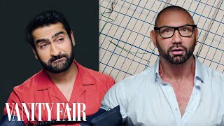 Dave Bautista and Kumail Nanjiani Take a Lie Detector Test  Vanity Fair [upl. by Derrik]