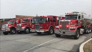 Tankers Responding To A 3rd Alarm Building Fire  Lower Providence [upl. by Anivla]