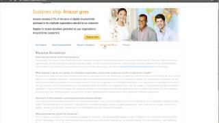 Nonprofit AmazonSmile Registration Process  Get Donations While Supporters Shop [upl. by Lammaj]