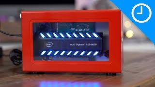 Review Akitio Node Lite with Intel Optane SSD  Super Fast [upl. by Ohs]