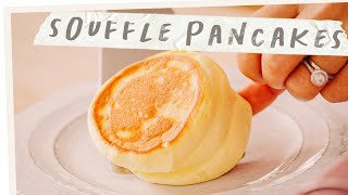 Perfect SOUFFLE PANCAKE Recipe  1 EGG Easy amp Fluffy Soufflé Pancakes [upl. by Irolav]