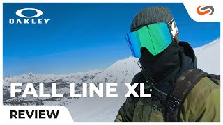 Oakley FALL LINE XL Snowboarding Goggles are 🔥 SportRx [upl. by Lemmueu519]