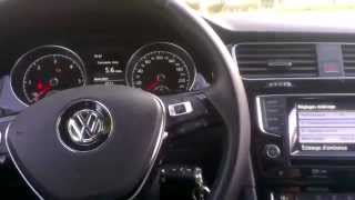 Volkswagen Golf 7  Système ACC [upl. by Hollie87]