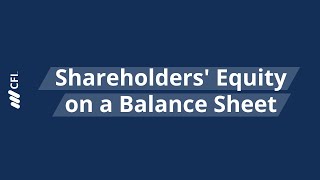 Shareholders Equity on a Balance Sheet Explained [upl. by Londoner]