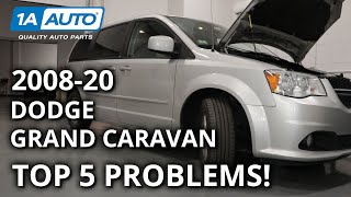 Top 5 Problems Dodge Grand Caravan Minivan 5th Generation 200820 [upl. by Odey988]