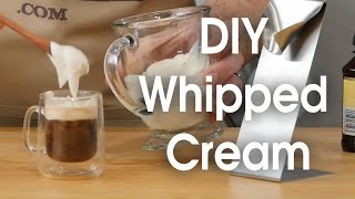 DIY whipped cream in 60 seconds [upl. by Eneluqcaj]