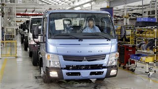 TRUCK FACTORY Mitsubishi Fuso Production [upl. by Natanoy]