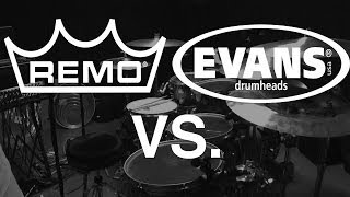 Remo vs Evans Full Set Demo HQ [upl. by Lucilla]