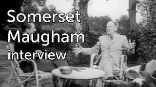 Somerset Maugham interview 1955 [upl. by Wasserman]