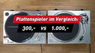 Technics und Audio Technica Plattenspieler im Vergleich [upl. by Imyaj]