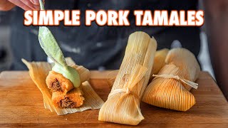 Easy Authentic Tamales That Anyone Can Make [upl. by Rehpoitsirhc506]