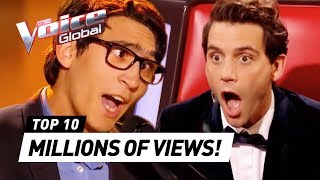 MOST TRENDING Blind Auditions of 2019  The Voice Rewind [upl. by Attenna]