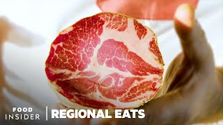 How Capocollo Gabagool Is Made In Italy  Regional Eats  Food Insider [upl. by Anitram]