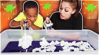 DIY Giant Fluffy Nickelodeon Slime  DJs Clubhouse [upl. by Yrret]