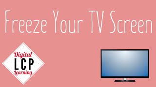 How To Freeze Your TV Screen [upl. by Bibeau146]