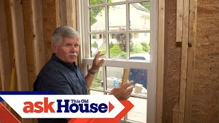 How to Straighten a Window  Ask This Old House [upl. by Nrobyalc740]