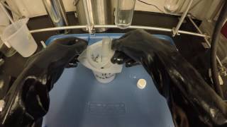 Etching Borosilicate Glass with Hydrofluoric Acid [upl. by Heddie]