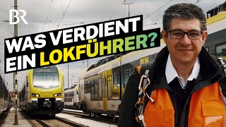 Kindheitstraum Lokführer Das verdient Jörg als Triebfahrzeugführer  Lohnt sich das  BR [upl. by Kettie]