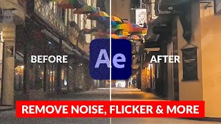 Advanced Noise amp Flicker Removal for Video in After Effects [upl. by Hafital]