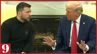 Trump And Zelensky Engage In A Heated White House Confrontation [upl. by Christan159]