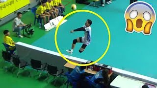 CRAZIEST SAVE EVER  Crazy Volleyball Saves HD [upl. by Dnamra]