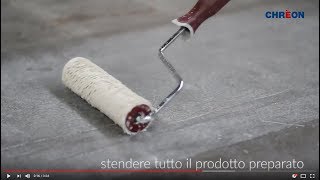 Come applicare MANTOPLAST FLOOR vernice di Chrèon per pavimenti [upl. by Yboj755]