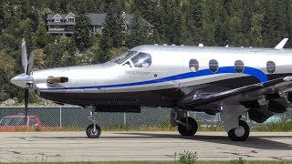 Pilatus PC12 Takeoff [upl. by Yelknirb]