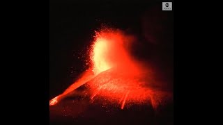 Mount Etna Erupts In Early Morning Show l ABC News [upl. by Uyekawa455]