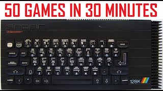 50 Sinclair ZX Spectrum 128K Games In Under 30 Minutes [upl. by Akeihsat930]