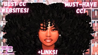 The BEST CC Websites  MUSTHAVE CC amp LINKS  How To Make Better Sims  Sims 4 CAS [upl. by Engelbert]