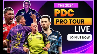 2024 PDC Pro Tour Live  Players Championship 08 [upl. by Mott823]