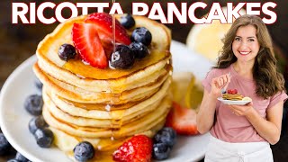 Fluffy Ricotta Pancakes Recipe  Easy Breakfast Recipe [upl. by Mead]