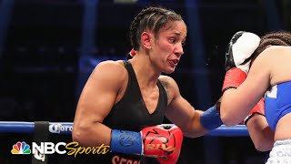 Amanda Serrano knocks out Daniela Bermudez in Ring City Boxing main event  NBC Sports [upl. by Nuawed]