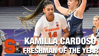 Syracuses Kamilla Cardoso Named ACC Freshman Of The Year [upl. by Atinaw]