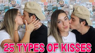 25 TYPES OF KISSES [upl. by Nylesaj]