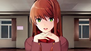 Revealing My Appearance to Monika  quotMonika After Storyquot Mod [upl. by Rojam180]