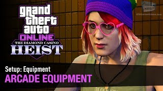 GTA Online The Diamond Casino Heist  Setup Equipment Arcade [upl. by Birmingham759]