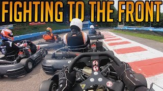 Fighting To The Front at Buckmore Park Kart Circuit [upl. by Esital]