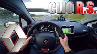 2016 Renault Clio RS 200Hp POV Daily drive in Germany ✔ [upl. by Ahtelrac]