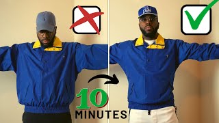 HOW TO TAILOR A JACKET In 10 Minutes  Slim A Jacket  He Sews Art [upl. by Indys142]