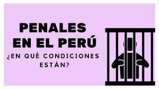 Penales en el Perú ¿En qué condiciones están [upl. by Alius]