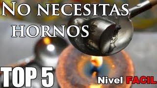 5 Metales Que Puedes Fundir En Casa  Fácil [upl. by Secnirp]