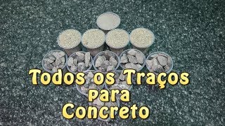 Todos os traços Para Concreto  all traces for concrete [upl. by Hazem]