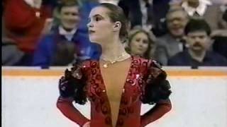 Katarina Witt GDR  1988 Calgary Figure Skating Ladies Long Program US ABC [upl. by Amadeus62]