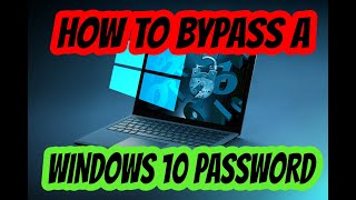 Forgot your Windows 10 password Bypass password quickly and easily [upl. by Cohla]