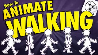 How to Animate Walking FlipaClip Tutorial for Beginners [upl. by Nevyar]